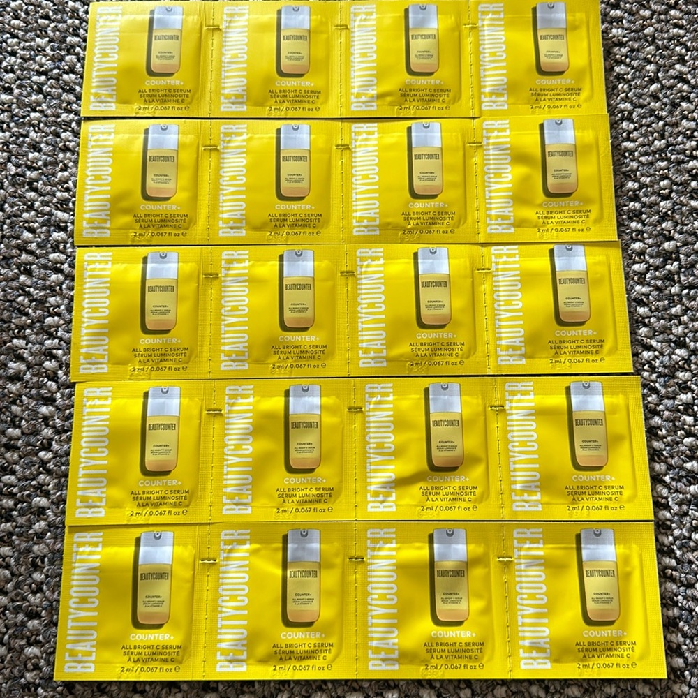 20 Beautycounter all bright vitamin c serum samples